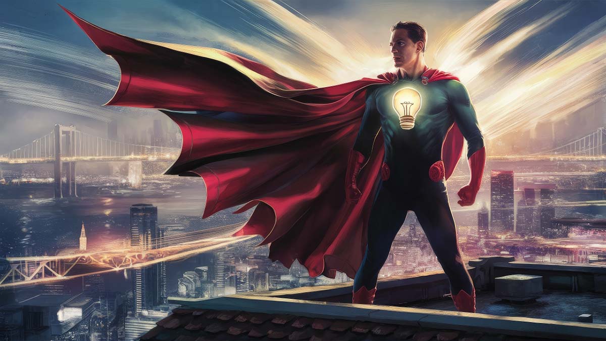 Creative Thinking Man