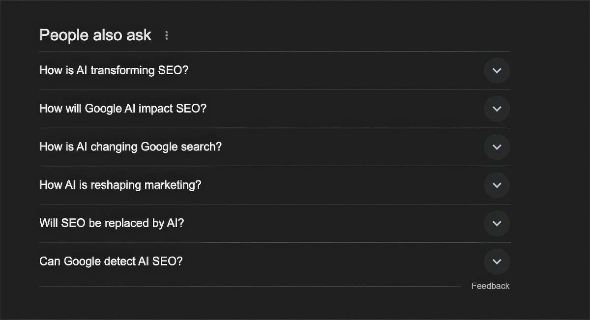 Google search results with AI-powered snippets for search in the age of AI.