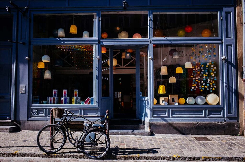 small town storefront