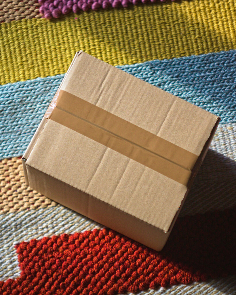 a package ready for delivery